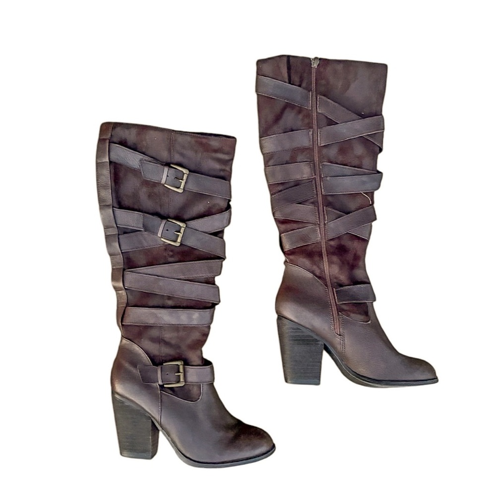 Steve Madden Redondo Leather & Suede Boots - Picture 7 of 10